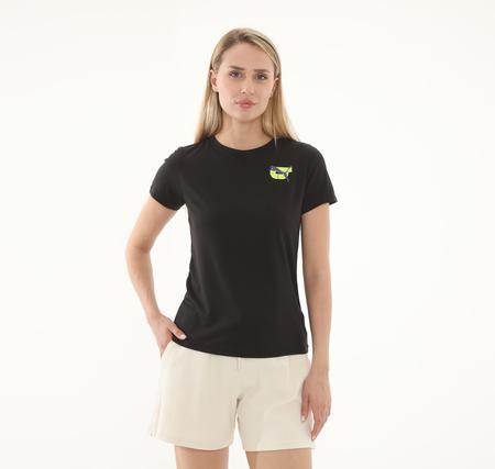 Puma Graphıcs Runnıng Illustratıo Kadın T-Shirt Siyah