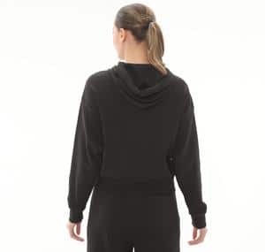 Puma Her Crop Full-Zip Hoodie Kadın Ceket Siyah