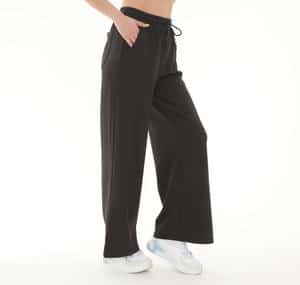 Puma Her High-Waist Straight Pant Kadın Eşofman Altı Siyah