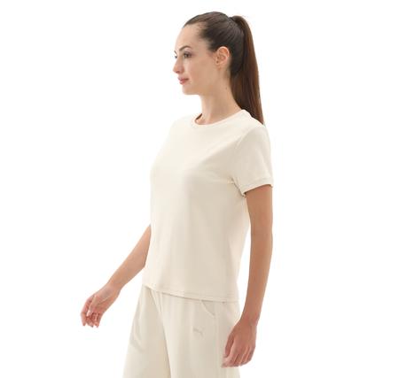 Puma Her Tee Kadın T-Shirt Beyaz