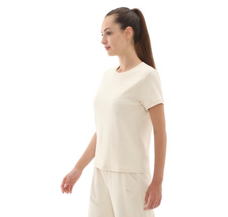 Puma Her Tee Kadın T-Shirt Beyaz