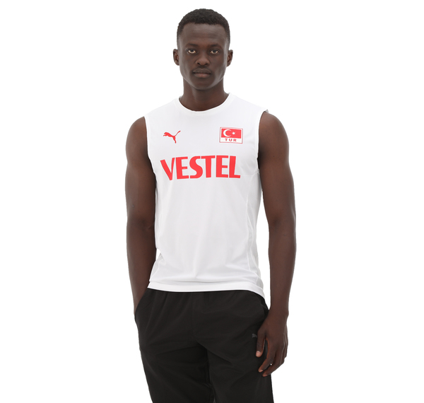 Puma Men Volleyball Jersey Erkek Forma Beyaz Puma Men Volleyball Jersey Erkek Forma Beyaz