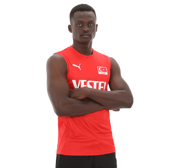 Puma Men Volleyball Jersey Erkek Forma Kırmızı Puma Men Volleyball Jersey Erkek Forma Kırmızı