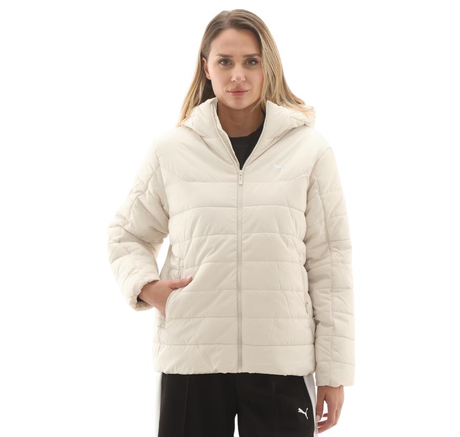 Puma Packlıte Hooded Down Jacket Kadın Mont Krem Puma Packlıte Hooded Down Jacket Kadın Mont Krem