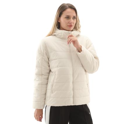 Puma Packlıte Hooded Down Jacket Kadın Mont Krem Puma Packlıte Hooded Down Jacket Kadın Mont Krem