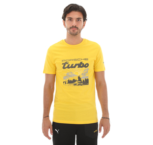 Puma Pl Graphic Tee 2 Erkek T-Shirt Sarı