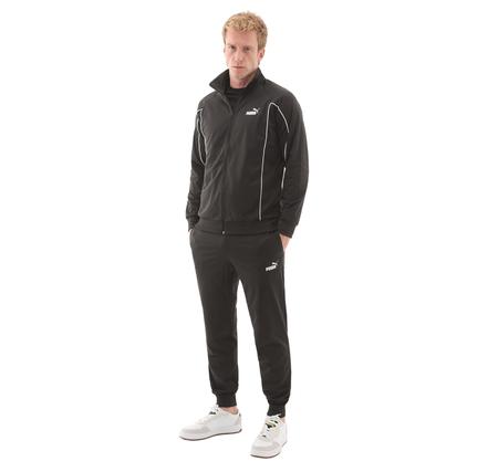 Puma Poly Piping Suit Erkek Eşofman Takımı Siyah