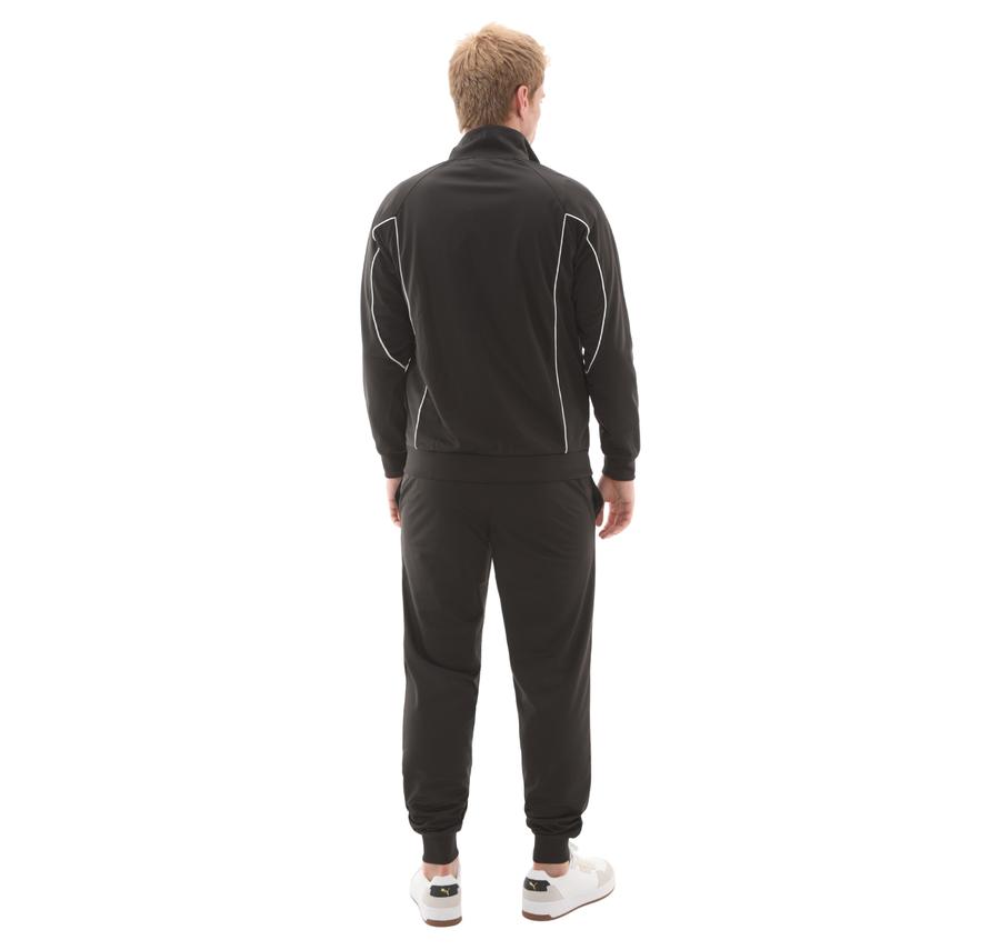 Puma Poly Piping Suit Erkek Eşofman Takımı Siyah Puma Poly Piping Suit Erkek Eşofman Takımı Siyah