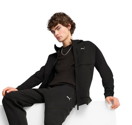 Puma Pumatech Full-Zip Hoodie Erkek Ceket Siyah