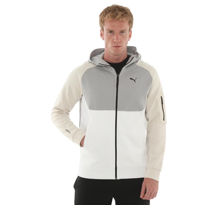 Puma Pumatech Fz Hoodie Erkek Ceket Gri Puma Pumatech Fz Hoodie Erkek Ceket Gri