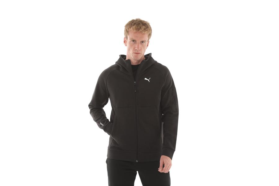 Puma Pumatech Fz Hoodie Erkek Ceket Siyah Puma Pumatech Fz Hoodie Erkek Ceket Siyah
