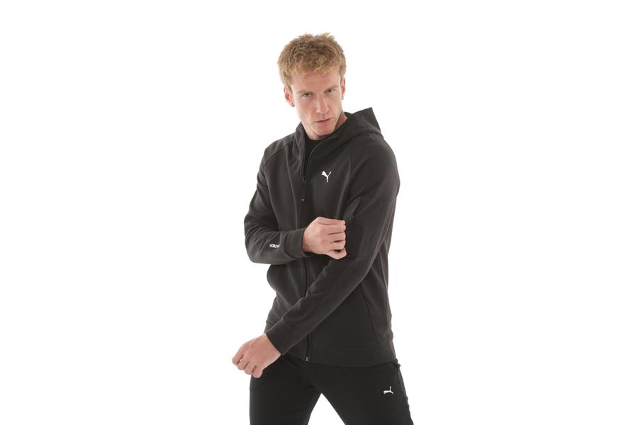 Puma Pumatech Fz Hoodie Erkek Ceket Siyah Puma Pumatech Fz Hoodie Erkek Ceket Siyah