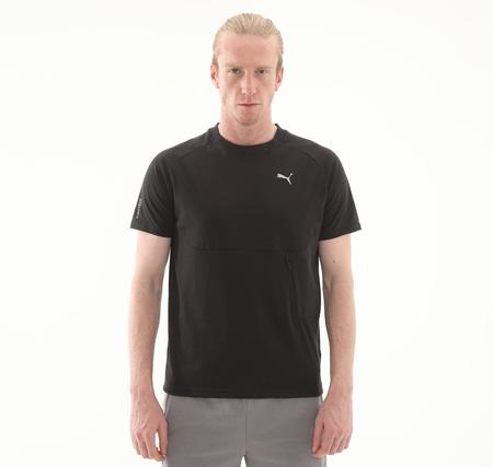 Puma Tech Pocket Tee Erkek T-Shirt Siyah