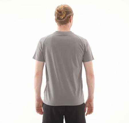 Puma Tech Pocket Tee Erkek T-Shirt Gri