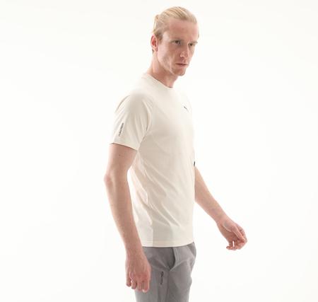 Puma Tech Pocket Tee Erkek T-Shirt Krem