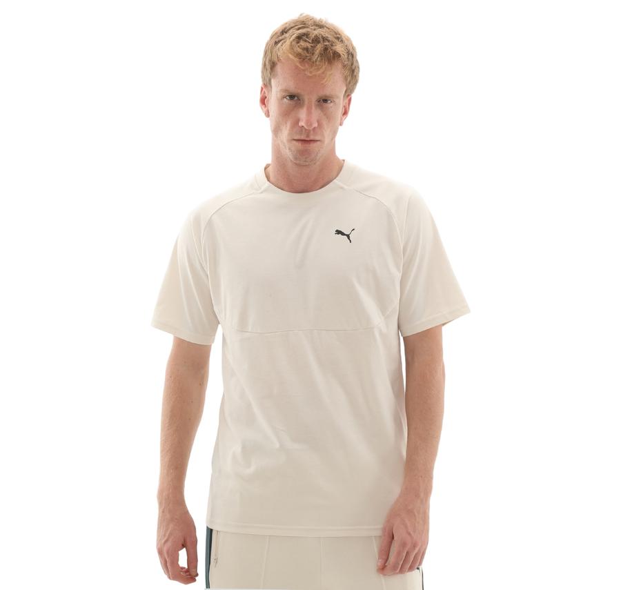 Puma Pumatech Relaxed Graphic Tee Erkek T-Shirt Krem Puma Pumatech Relaxed Graphic Tee Erkek T-Shirt Krem