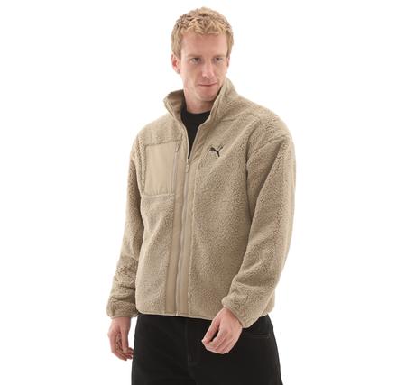 Puma Reversible Sherpa Jacket Erkek Ceket Kahve