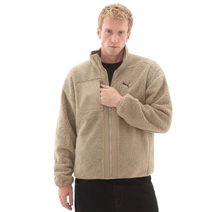 Puma Reversible Sherpa Jacket Erkek Ceket Kahve