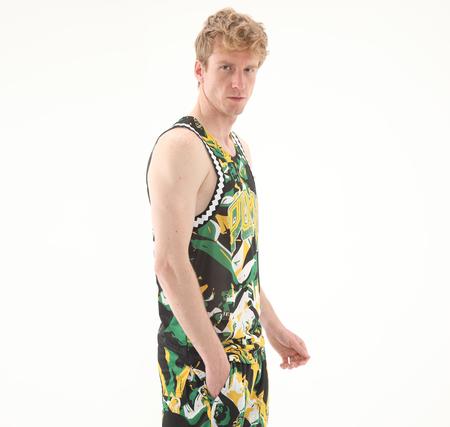 Puma Rival Rage Aop Mesh Tank Erkek T-Shirt Yeşil
