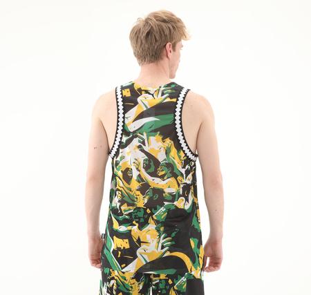 Puma Rival Rage Aop Mesh Tank Erkek T-Shirt Yeşil