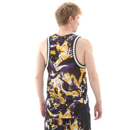 Puma Rival Rage Aop Mesh Tank Erkek T-Shirt Siyah