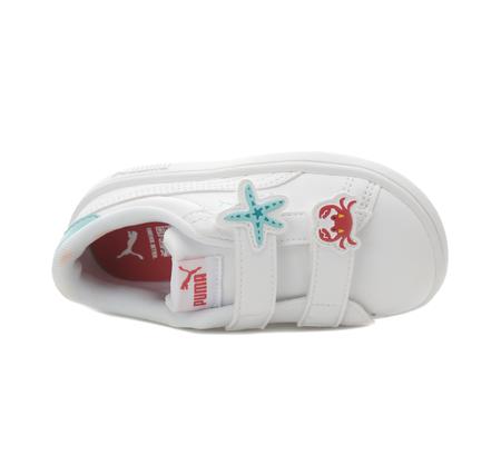 Puma Smash 3.0 Badges V Inf Bebek Spor Ayakkabı Beyaz