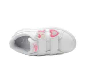 Puma Smash 3.0 Badges V Ps Çocuk Spor Ayakkabı Beyaz