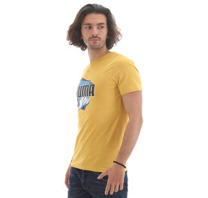 Puma Summer Graphic Tee Erkek T-Shirt Sarı