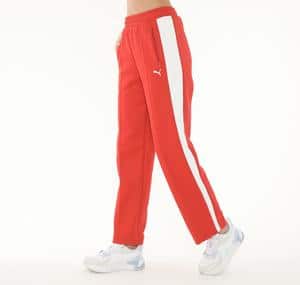Puma T7 Always On Straight Pants Kadın Eşofman Altı Turuncu