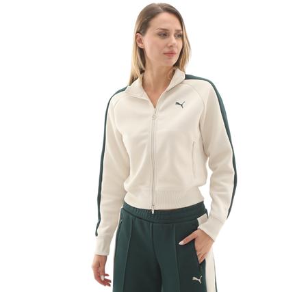 Puma T7 Always On Track Jacket Kadın Ceket Krem