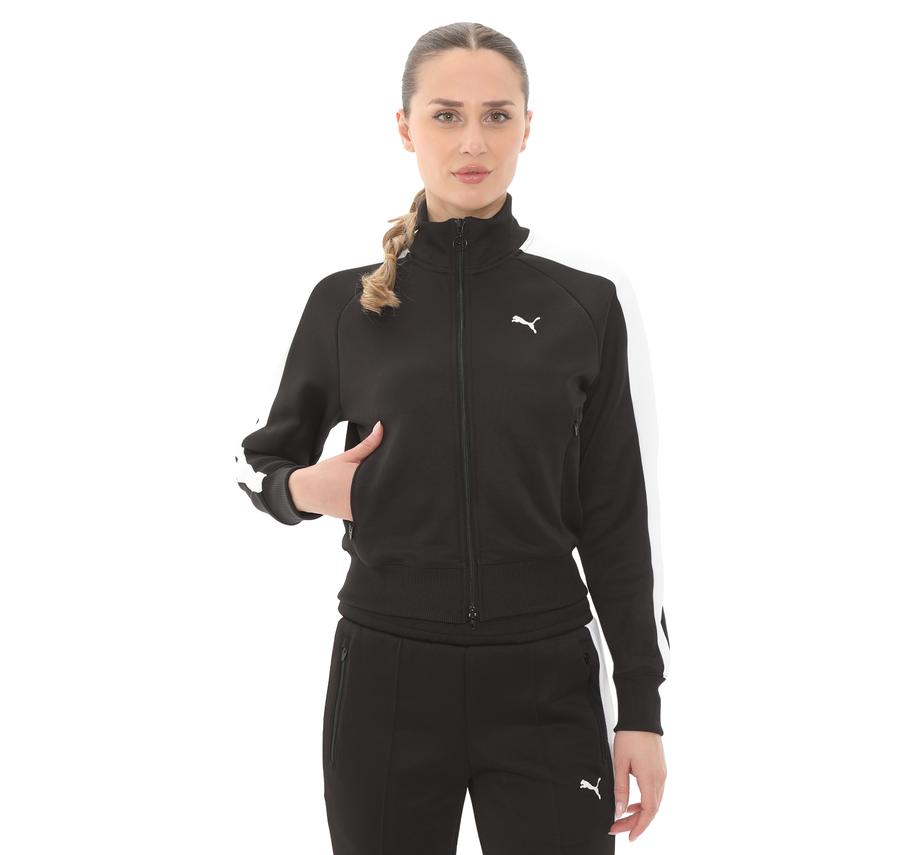 Puma T7 Always On Track Jacket Kadın Ceket Siyah Puma T7 Always On Track Jacket Kadın Ceket Siyah