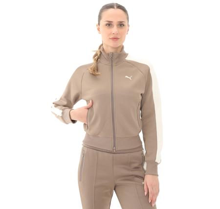 Puma T7 Always On Track Jacket Kadın Ceket Sütlü Kahve