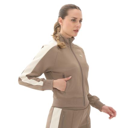 Puma T7 Always On Track Jacket Kadın Ceket Sütlü Kahve