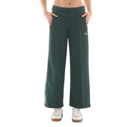 Puma T7 Low Rise Track Pants Kadın Eşofman Altı Yeşil