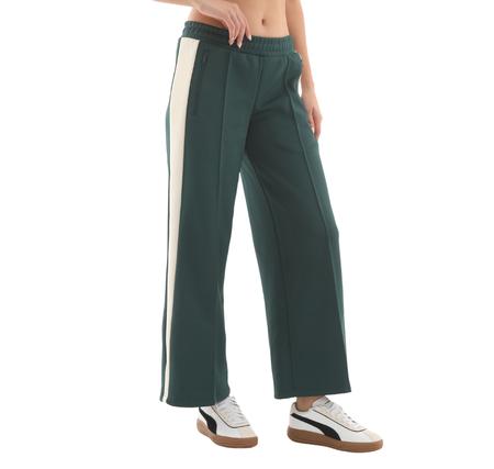 Puma T7 Low Rise Track Pants Kadın Eşofman Altı Yeşil