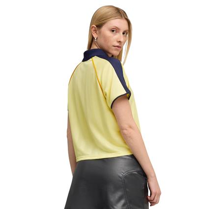 Puma T7 Relaxed Football Jersey Kadın T-Shirt Sarı
