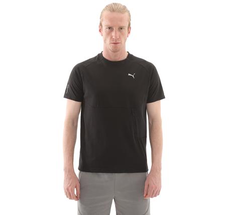 Puma Tech Pocket Tee Erkek T-Shirt Siyah