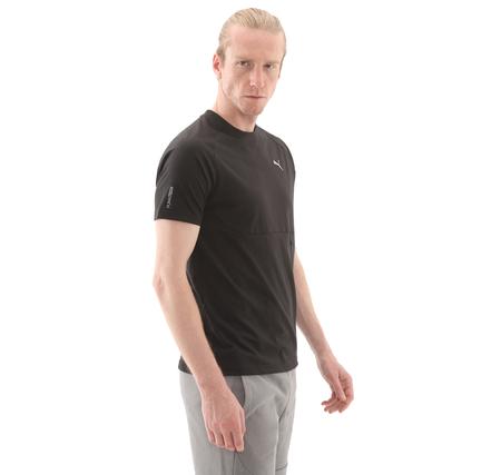 Puma Tech Pocket Tee Erkek T-Shirt Siyah
