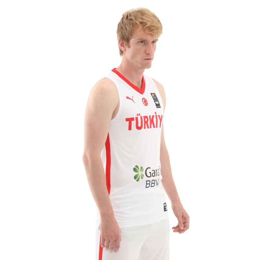 Puma Türkiye Erkek Basketbol Erkek Forma Beyaz Puma Türkiye Erkek Basketbol Erkek Forma Beyaz