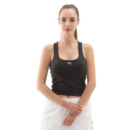 Puma W Cloudspun Mesh 2:1 Tank Kadın T-Shirt Siyah