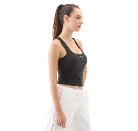 Puma W Cloudspun Mesh 2:1 Tank Kadın T-Shirt Siyah
