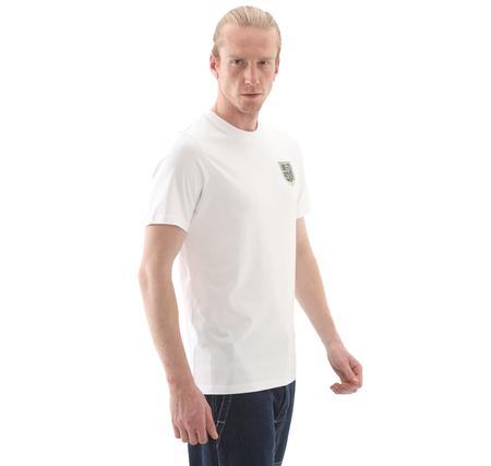Puma Wardrobe Ess Graphic Tee Erkek T-Shirt Beyaz