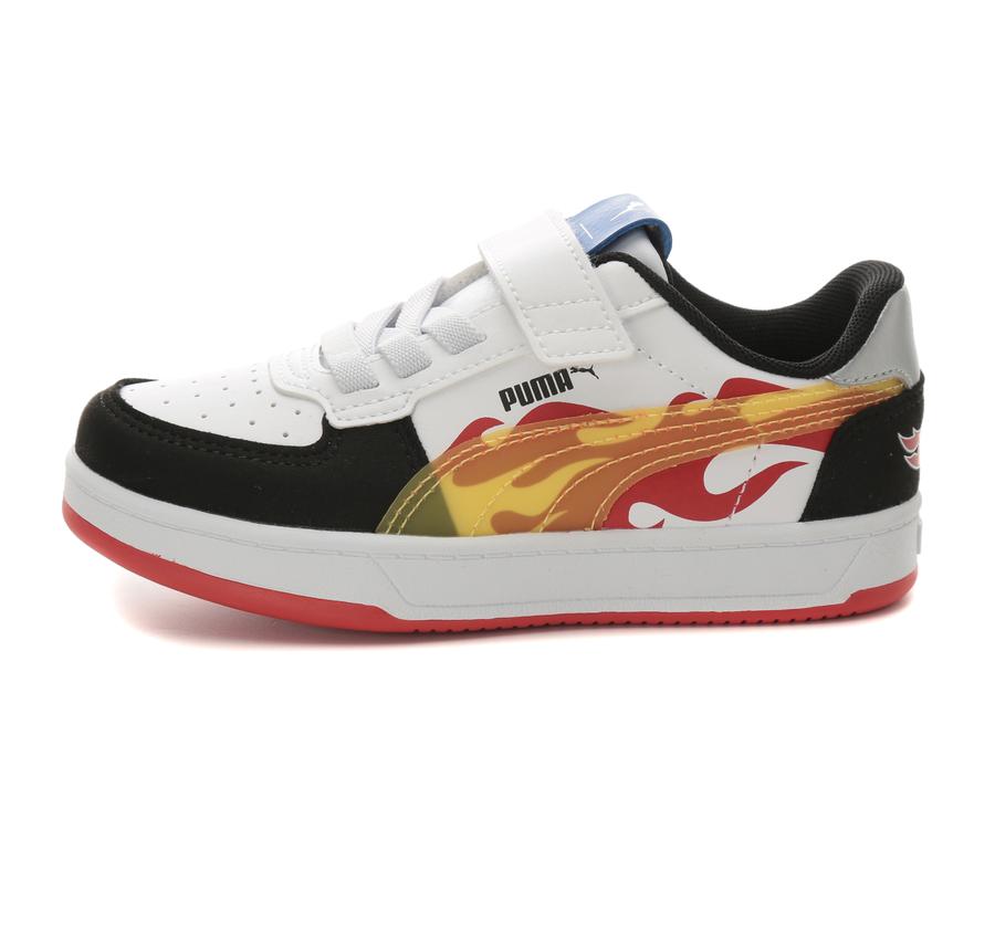 Puma X Hot Wheel Caven 2.0 Çocuk Spor Ayakkabı Beyaz