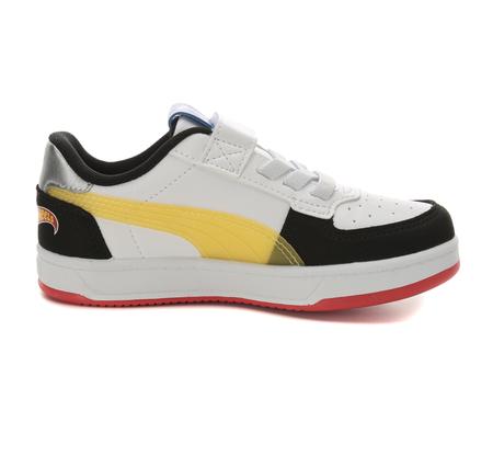 Puma X Hot Wheel Caven 2.0 Çocuk Spor Ayakkabı Beyaz