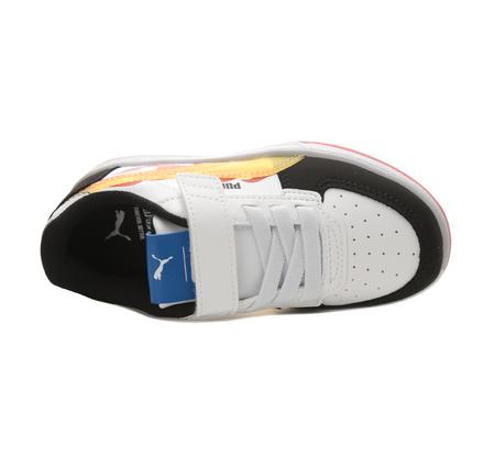 Puma X Hot Wheel Caven 2.0 Çocuk Spor Ayakkabı Beyaz