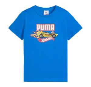 Puma X Hot Wheels Tee Çocuk T-Shirt Mavi