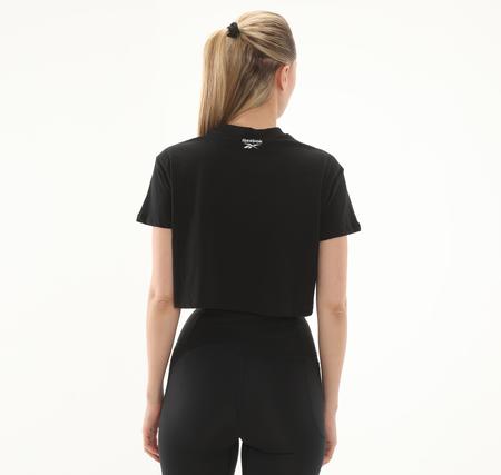 Reebok 5M Check Crop Tee Kadın Spor Ayakkabı Siyah