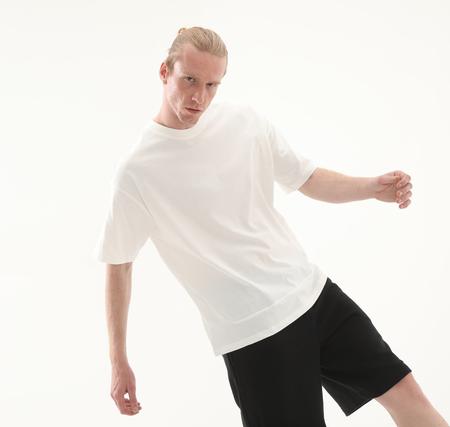 Reebok 5M Desce Tee Erkek T-Shirt Beyaz