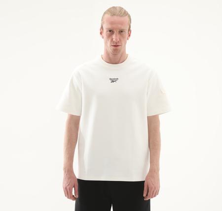 Reebok 5M Fanco Tee Erkek T-Shirt Beyaz