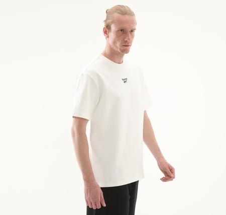 Reebok 5M Fanco Tee Erkek T-Shirt Beyaz